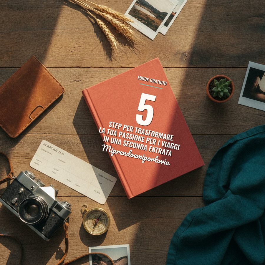 Ebook: I 5 step per trasformare la tua passione per i viaggi in una seconda entrata